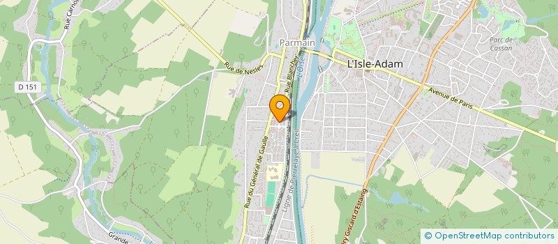 localisation de l'entreprise MADAME ANAIS MATHIEU  PARMAIN