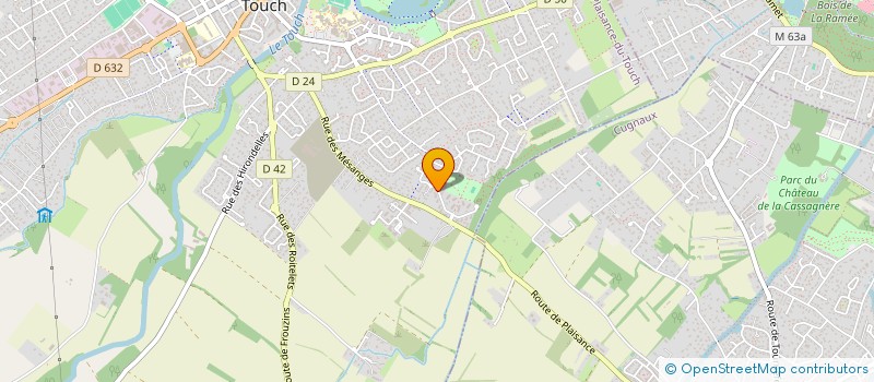 localisation de l'entreprise MADAME ANAIS MATONNIER  PLAISANCE-DU-TOUCH