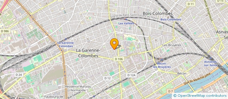 localisation de l'entreprise MADAME ANAIS MATRAN à LA GARENNE-COLOMBES