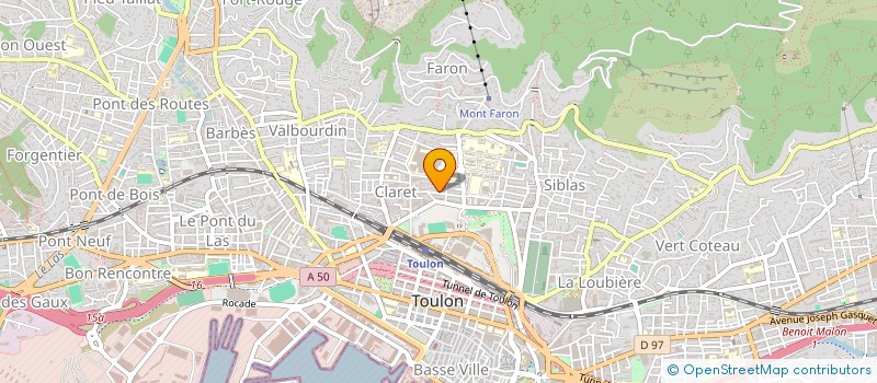 localisation de l'entreprise MADAME ANAIS MAURIZI  TOULON