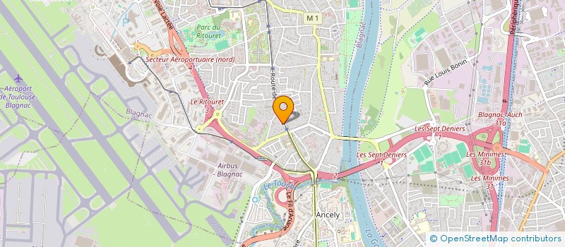 localisation de l'entreprise MADAME ANAIS MAVISIC  BLAGNAC