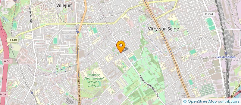 localisation de l'entreprise MADAME ANAIS MAYEUX  VITRY-SUR-SEINE