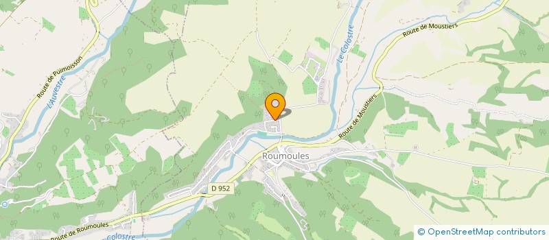 localisation de l'entreprise MADAME ANAIS MEGIS  ROUMOULES