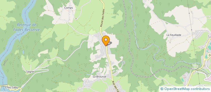 localisation de l'entreprise MADAME ANAIS MELARD  LES ANCIZES-COMPS