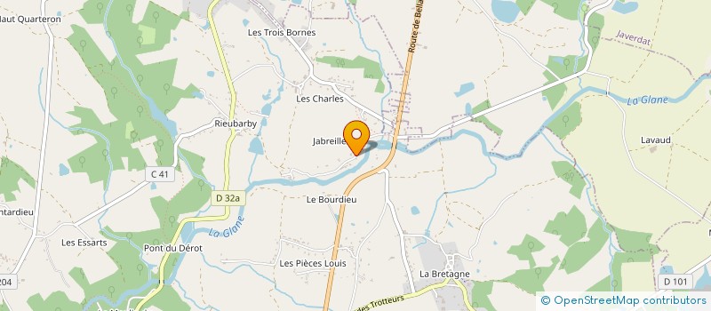 localisation de l'entreprise MADAME ANAIS MENARD à SAINT-JUNIEN