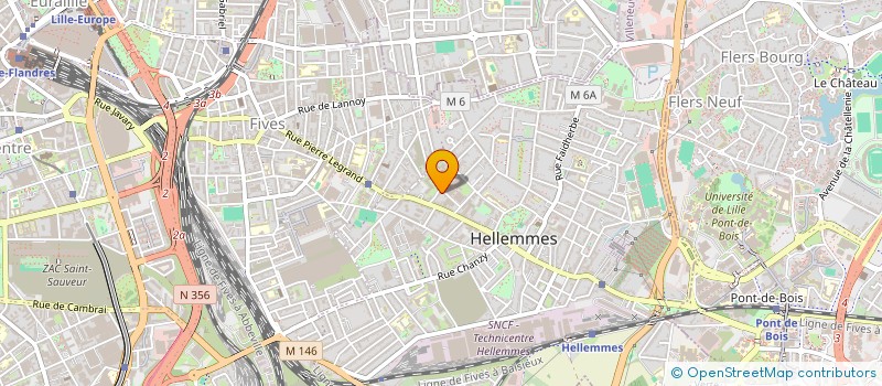 localisation de l'entreprise MADAME ANAIS MERCIER-LIONET à LILLE
