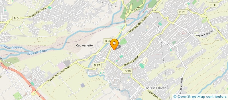 localisation de l'entreprise MADAME ANAIS MERLAND  LE TAMPON