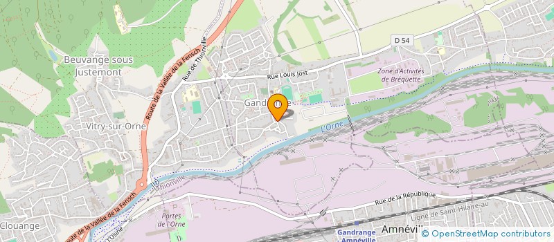 localisation de l'entreprise MADAME ANAIS MESNER  GANDRANGE