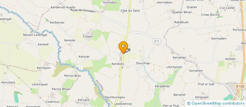 localisation de l'entreprise MADAME ANAIS METAIRIE  PLOUIDER