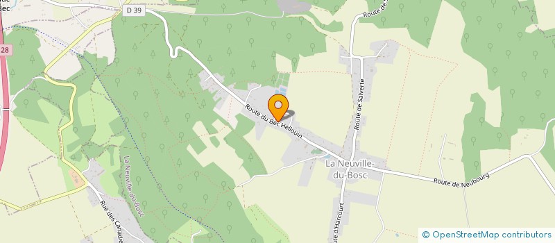 localisation de l'entreprise MADAME ANAIS METAYER  LA NEUVILLE-DU-BOSC