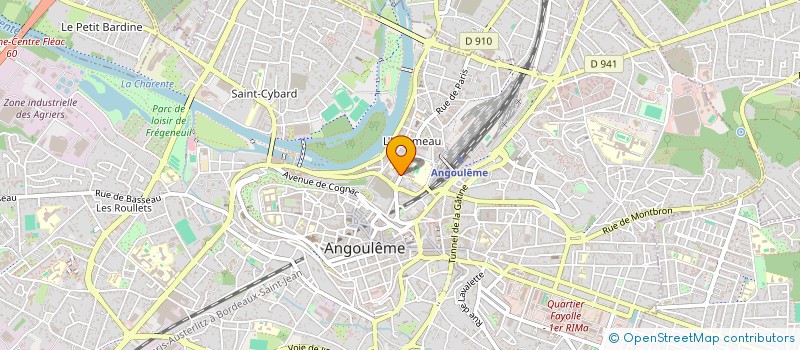 localisation de l'entreprise MADAME ANAIS MEUNIER à ANGOULEME
