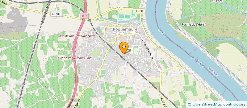 localisation de l'entreprise MADAME ANAIS MEYNARD  ROQUEMAURE