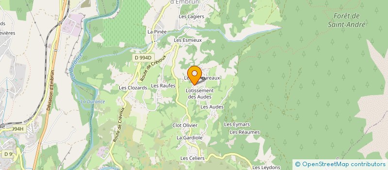 localisation de l'entreprise MADAME ANAIS MICHEL  SAINT ANDRE D'EMBRUN