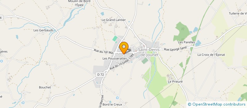 localisation de l'entreprise MADAME ANAIS MICHELET à SAINT-DENIS-DE-JOUHET