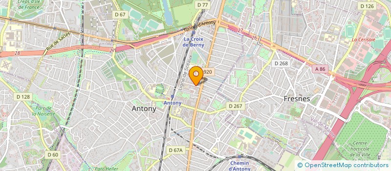 localisation de l'entreprise MADAME ANAIS MILLON-DEVIGNE à ANTONY