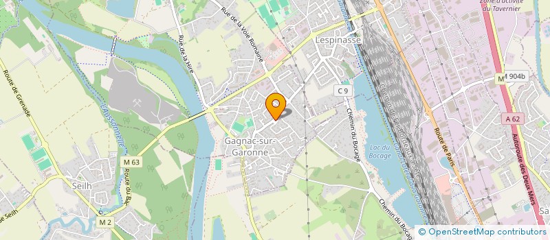 localisation de l'entreprise MADAME ANAIS MIROBOLANT  GAGNAC-SUR-GARONNE