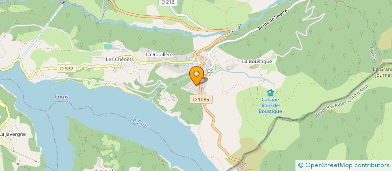 localisation de l'entreprise MADAME ANAIS MONDON  CORPS