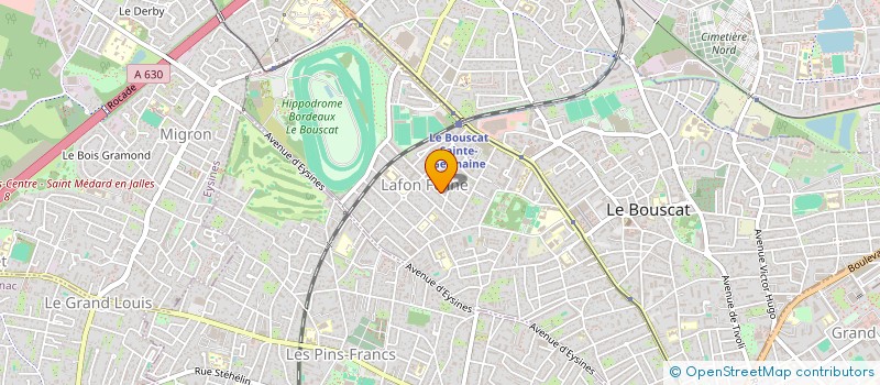 localisation de l'entreprise MADAME ANAIS MONNET  LE BOUSCAT