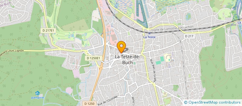 localisation de l'entreprise MADAME ANAIS MONTBOEUF à LA TESTE-DE-BUCH