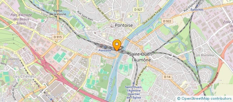 localisation de l'entreprise MADAME ANAIS MONTET  PONTOISE