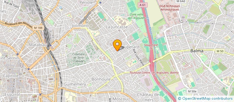 localisation de l'entreprise MADAME ANAIS MOREAU à TOULOUSE