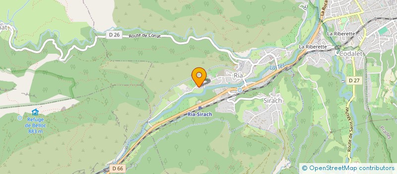 localisation de l'entreprise MADAME ANAIS MORIN à PRADES