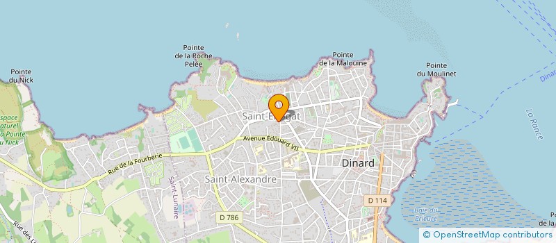localisation de l'entreprise MADAME ANAIS MORIN à DINARD
