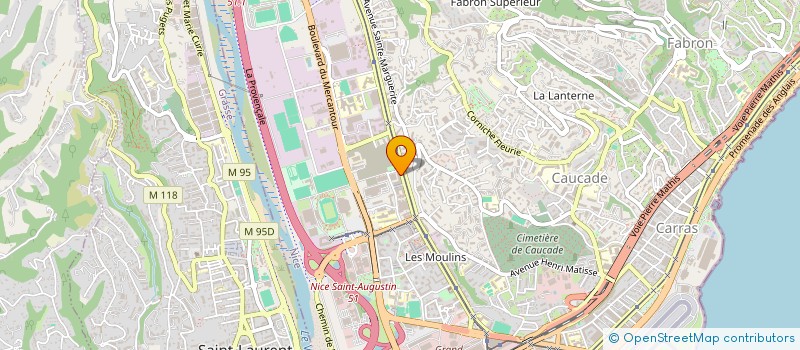localisation de l'entreprise MADAME ANAIS MORIN  NICE