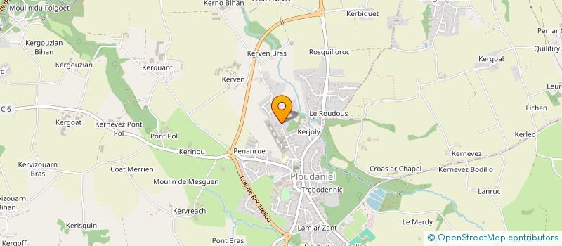 localisation de l'entreprise MADAME ANAIS MORVAN à PLOUDANIEL