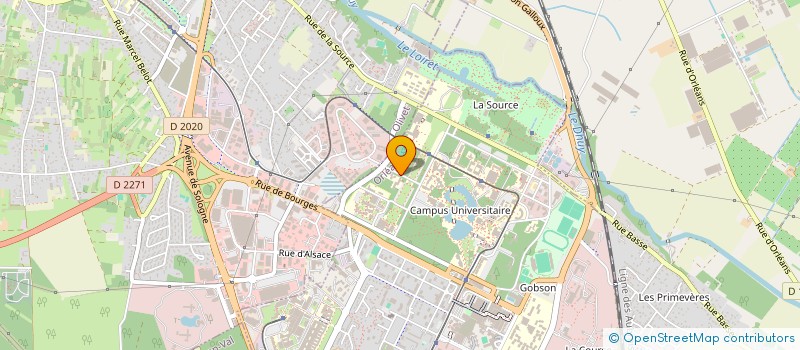 localisation de l'entreprise MADAME ANAIS MOULOUEL  ORLEANS