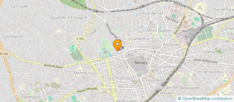 localisation de l'entreprise MADAME ANAIS MULLER à NIMES