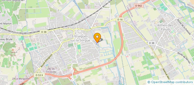 localisation de l'entreprise MADAME ANAIS NAKRAOUI  ENTRAIGUES-SUR-LA-SORGUE