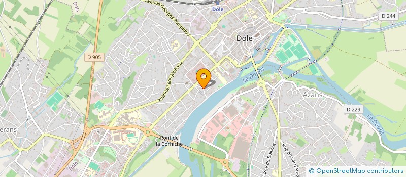 localisation de l'entreprise MADAME ANAIS NANNINI à DOLE