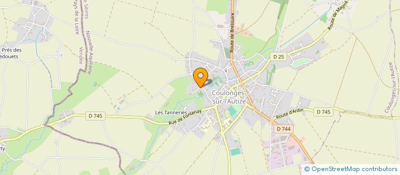 localisation de l'entreprise MADAME ANAIS NEAU à COULONGES SUR L'AUTIZE