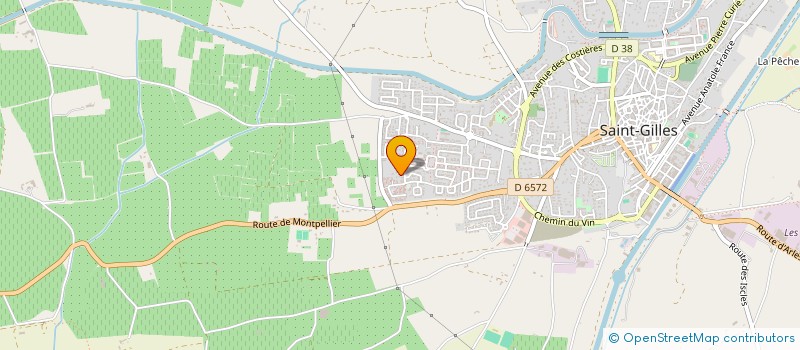 localisation de l'entreprise MADAME ANAIS NEGRIER  SAINT-GILLES