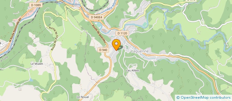 localisation de l'entreprise MADAME ANAIS NOBECOURT  LAGUENNE-SUR-AVALOUZE