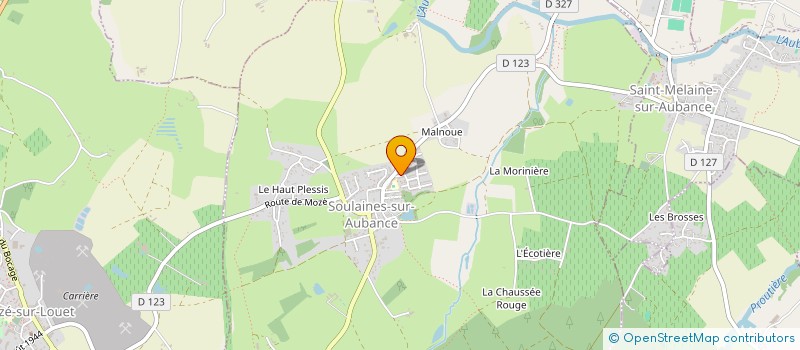 localisation de l'entreprise MADAME ANAIS NORMAND  SOULAINES-SUR-AUBANCE