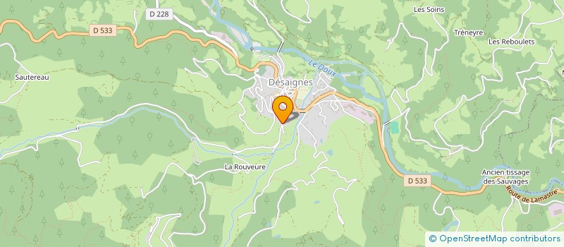 localisation de l'entreprise MADAME ANAIS NOYER à DESAIGNES