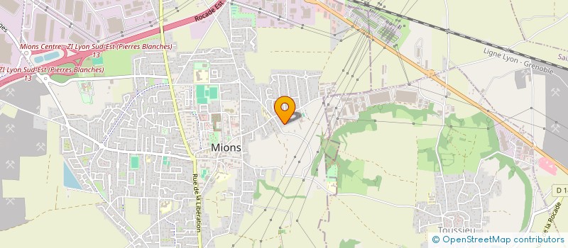localisation de l'entreprise MADAME ANAIS OLIVA  MIONS