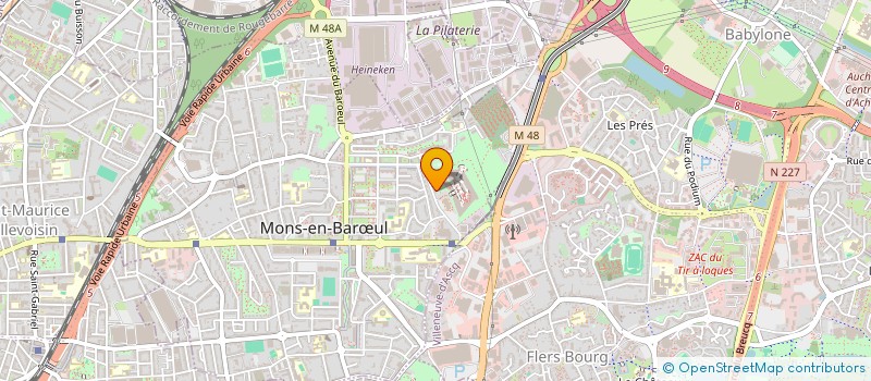 localisation de l'entreprise MADAME ANAIS ORIOL  MONS-EN-BARUL