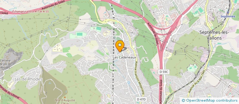 localisation de l'entreprise MADAME ANAIS PADILLA à LES PENNES MIRABEAU