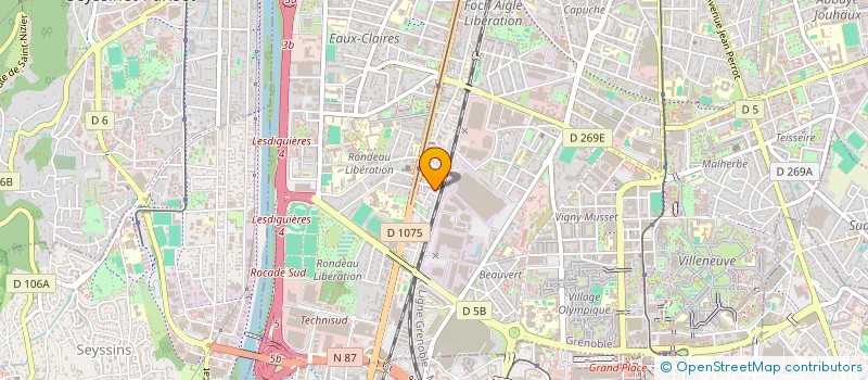 localisation de l'entreprise MADAME ANAIS PAGET à GRENOBLE