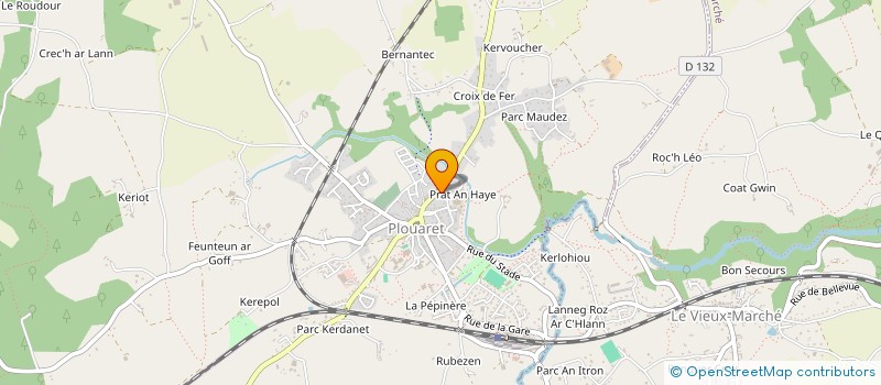 localisation de l'entreprise MADAME ANAIS PAILLIER  PLOUARET