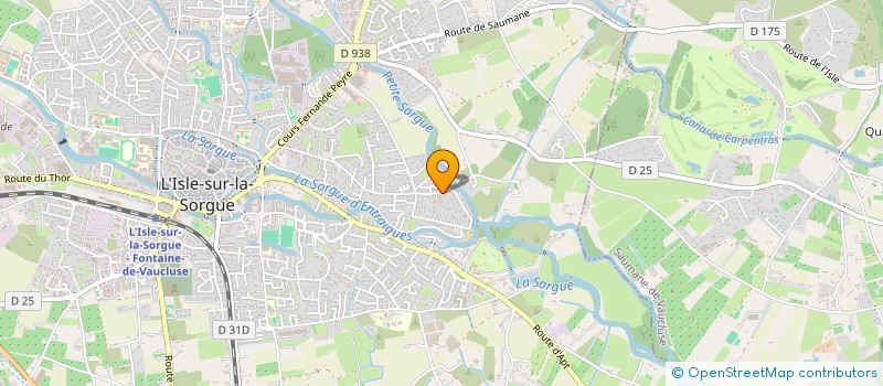 localisation de l'entreprise MADAME ANAIS PALMESE à L'ISLE-SUR-LA-SORGUE