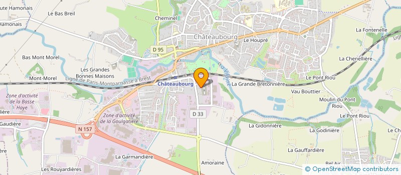 localisation de l'entreprise MADAME ANAIS PARDON  CHATEAUBOURG