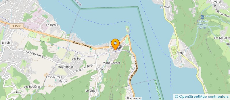 localisation de l'entreprise MADAME ANAIS PARONNEAU  DUINGT