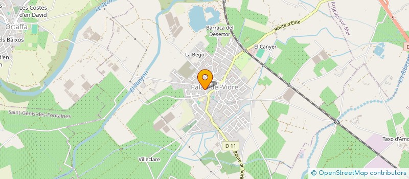 localisation de l'entreprise MADAME ANAIS PASTOORS  PALAU-DEL-VIDRE