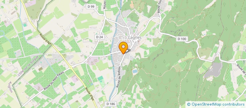 localisation de l'entreprise MADAME ANAIS PECOUT  LAGNES