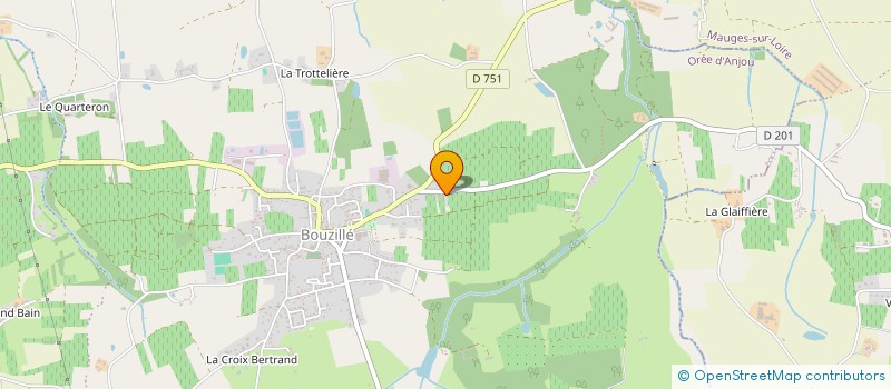 localisation de l'entreprise MADAME ANAIS PEIGNE  OREE D'ANJOU