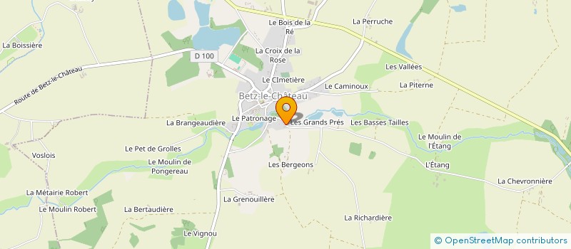 localisation de l'entreprise MADAME ANAIS PELTIER  BETZ-LE-CHATEAU